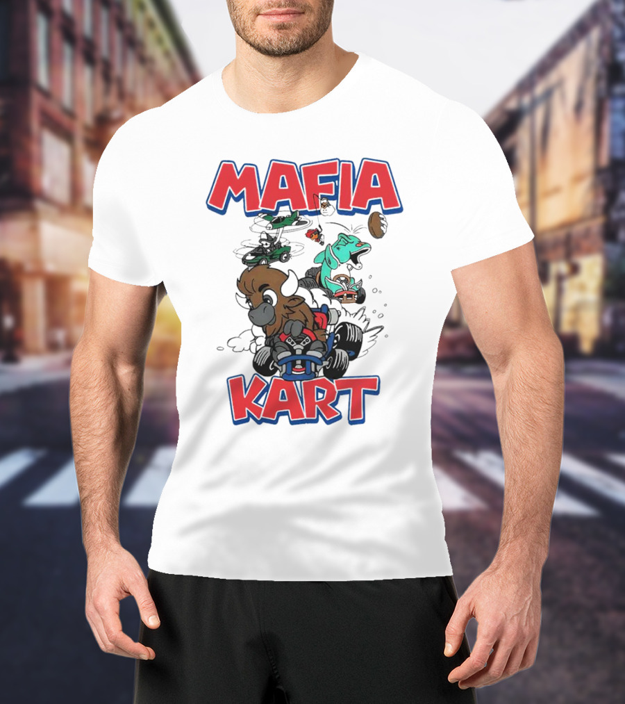 MAFIA KART Racing Animals In Action T-Shirt