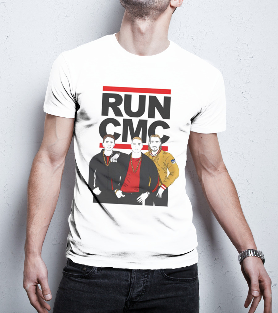 RUN CMC Remake Retro Hip-Hop Style Trio T-Shirt