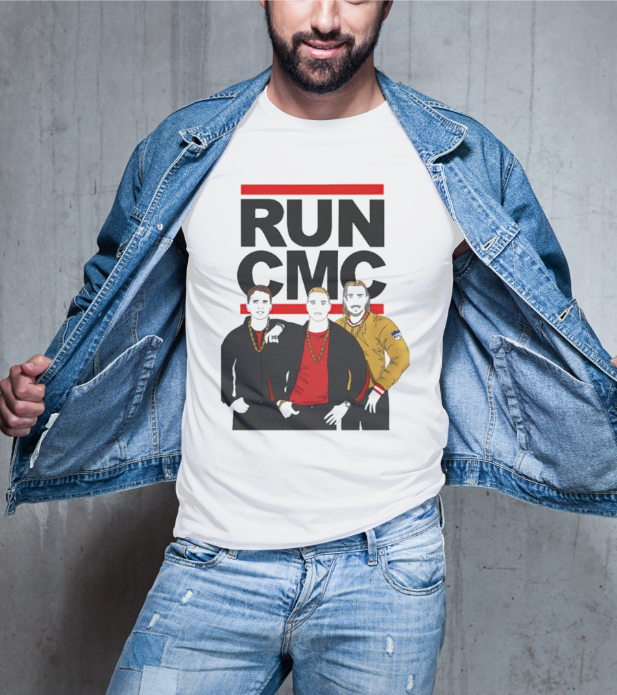 RUN CMC Remake Retro Hip-Hop Style Trio T-Shirt