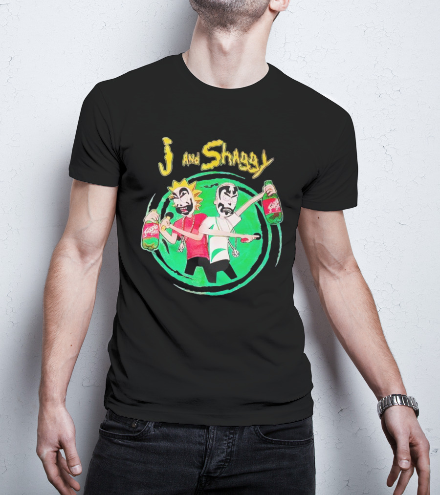 J And Shaggy Insane Clown Posse Rick And Morty Crossover Image T-Shirt