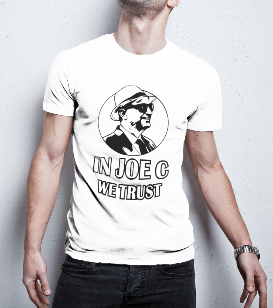Joe Castiglione Jr In Joe C We Trust Circle Hat Sunglasses T-Shirt