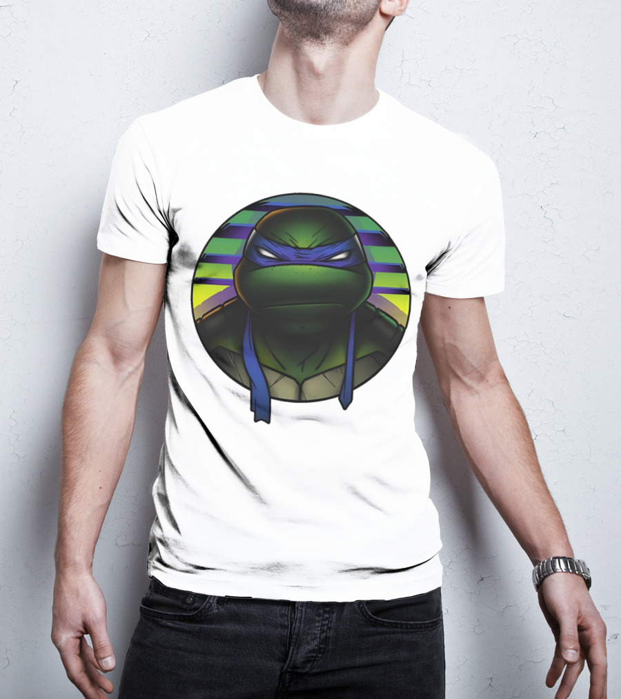 Leonardo Teenage Mutant Ninja Turtles Vintage Mutant Blue T-Shirt
