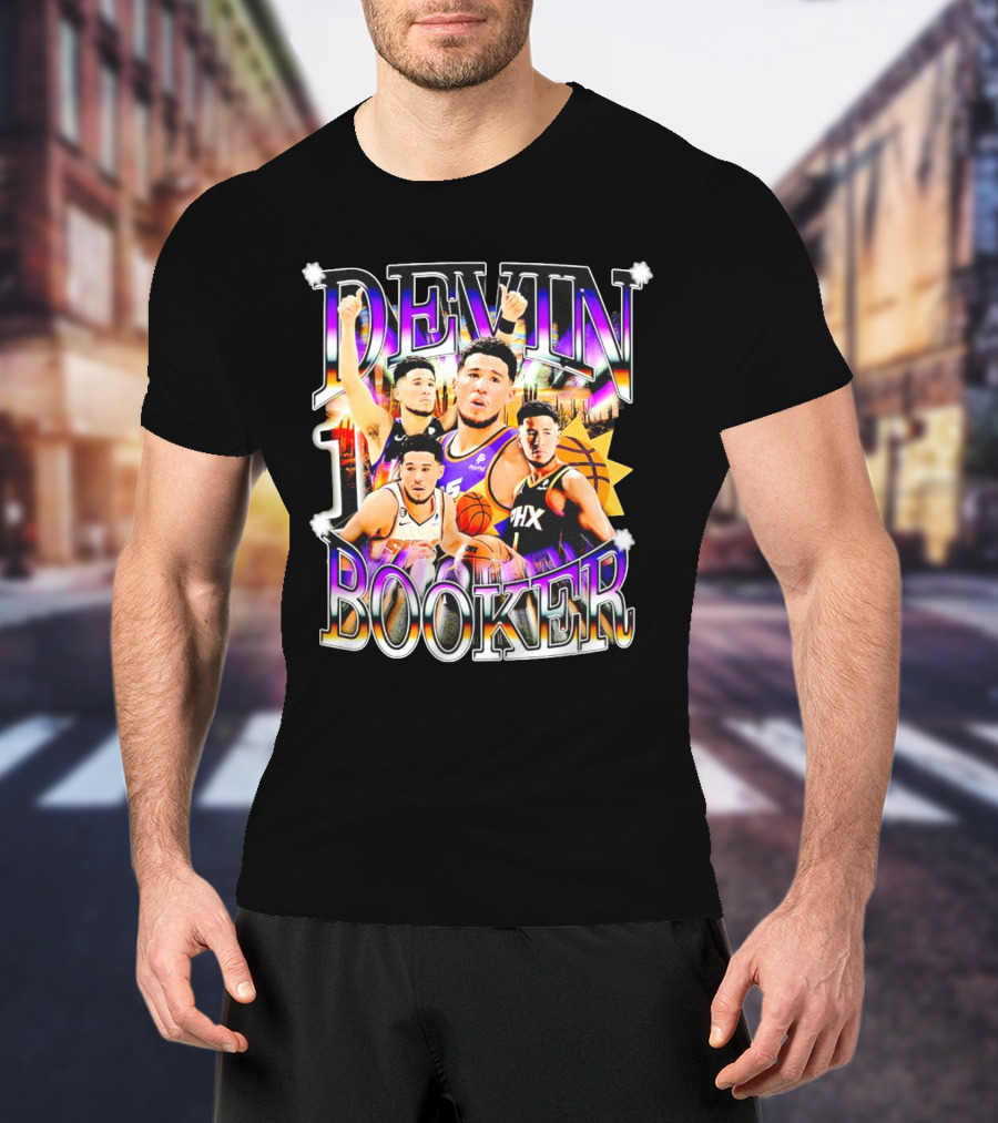 Devin Booker Phoenix Suns Vintage Desert Basketball T-Shirt