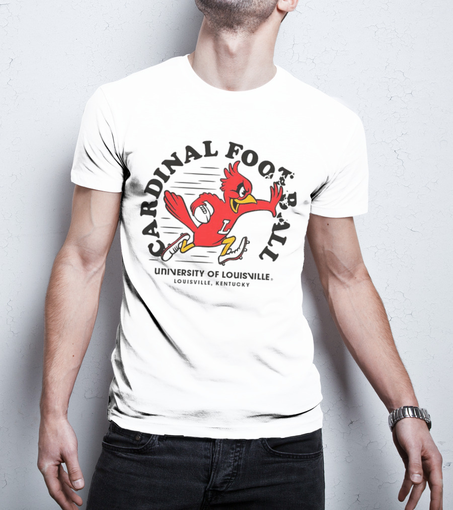 Louisville Cardinals Football University Of Louisville Mascot Louisville Kentucky T-Shirt