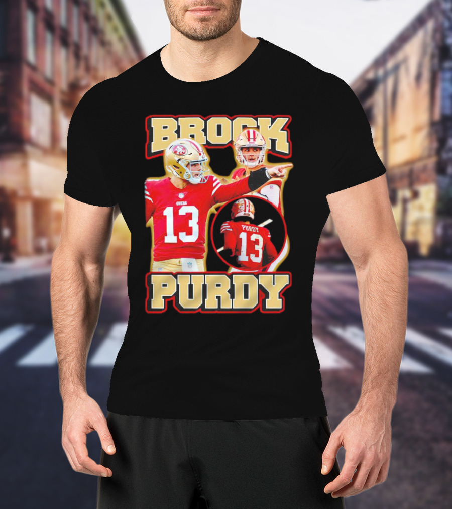 Brock Purdy San Francisco 49ers NFL Quarterback Football Number 13 T-Shirt
