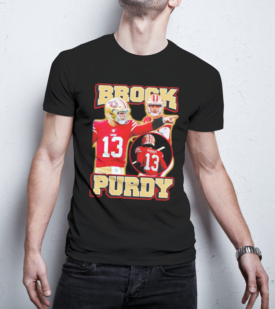 Brock Purdy San Francisco 49ers NFL Quarterback Football Number 13 T-Shirt