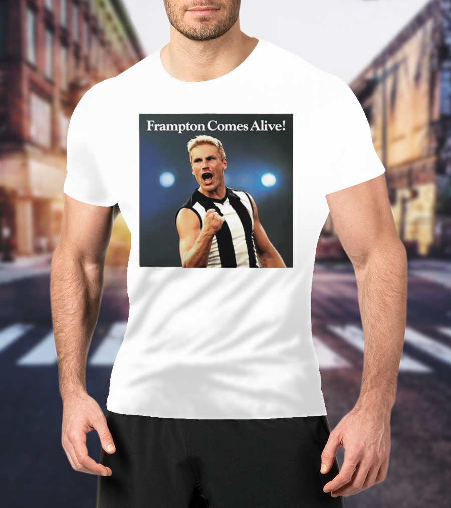 Frampton Comes Alive Collingwood Football Club Tribute Player T-Shirt