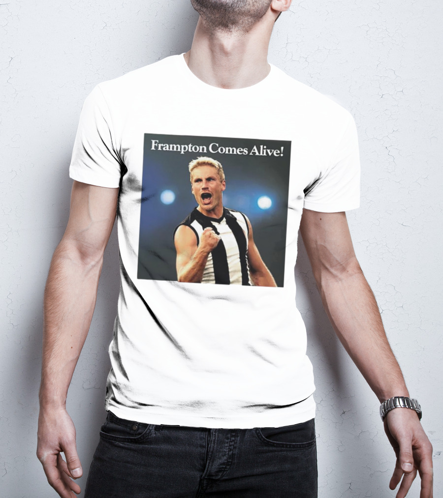 Frampton Comes Alive Collingwood Football Club Tribute Player T-Shirt
