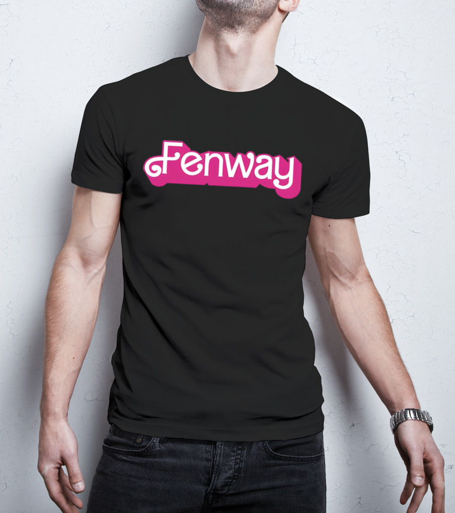 Fenway Barbie Vintage Pink Logo结合 T-Shirt
