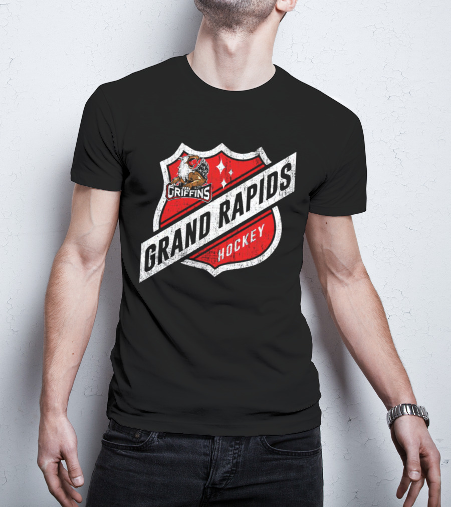 Grand Rapids Griffins Hockey Shield T-Shirt
