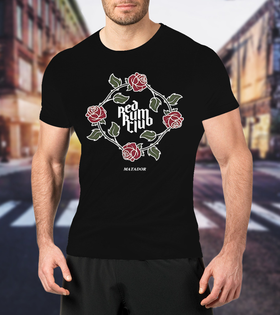 Red Rum Club Matador Roses And Leaves T-Shirt