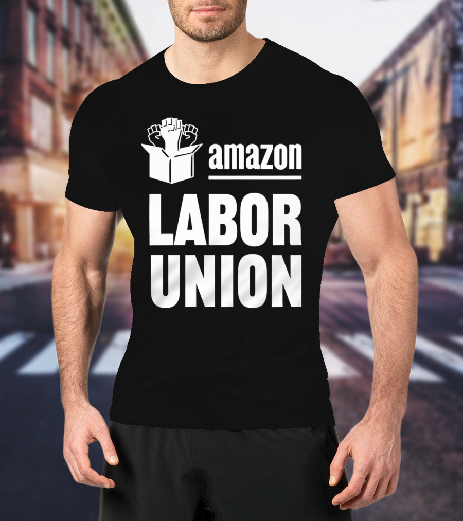 Amazon Labor Union Fists In Box T-Shirt