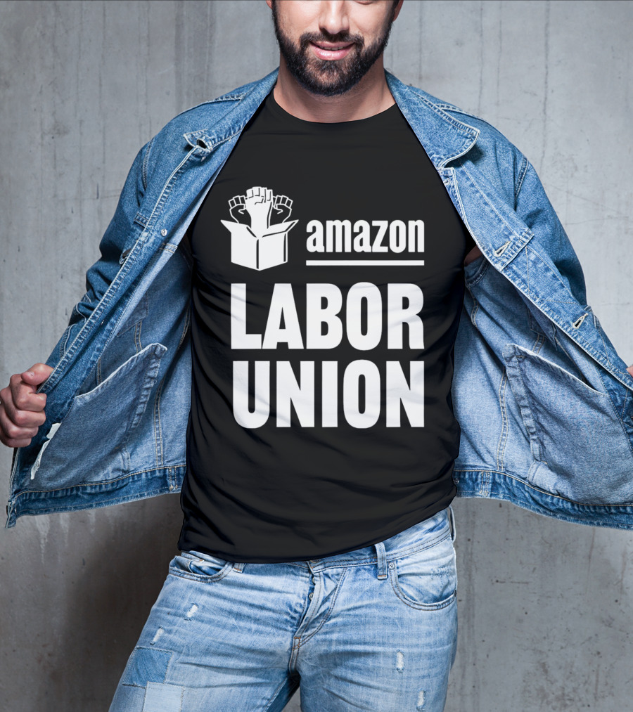 Amazon Labor Union Fists In Box T-Shirt