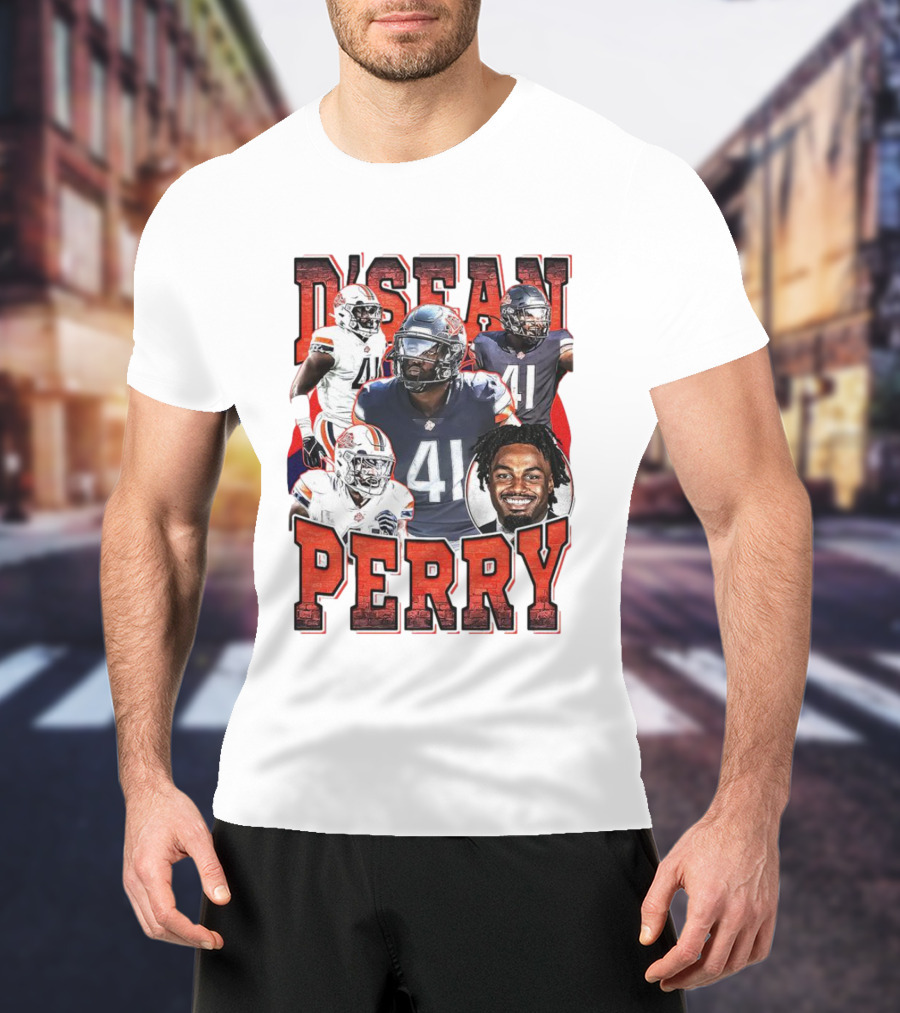 D’Sean Perry Virginia Cavaliers Football Vintage 41 T-Shirt