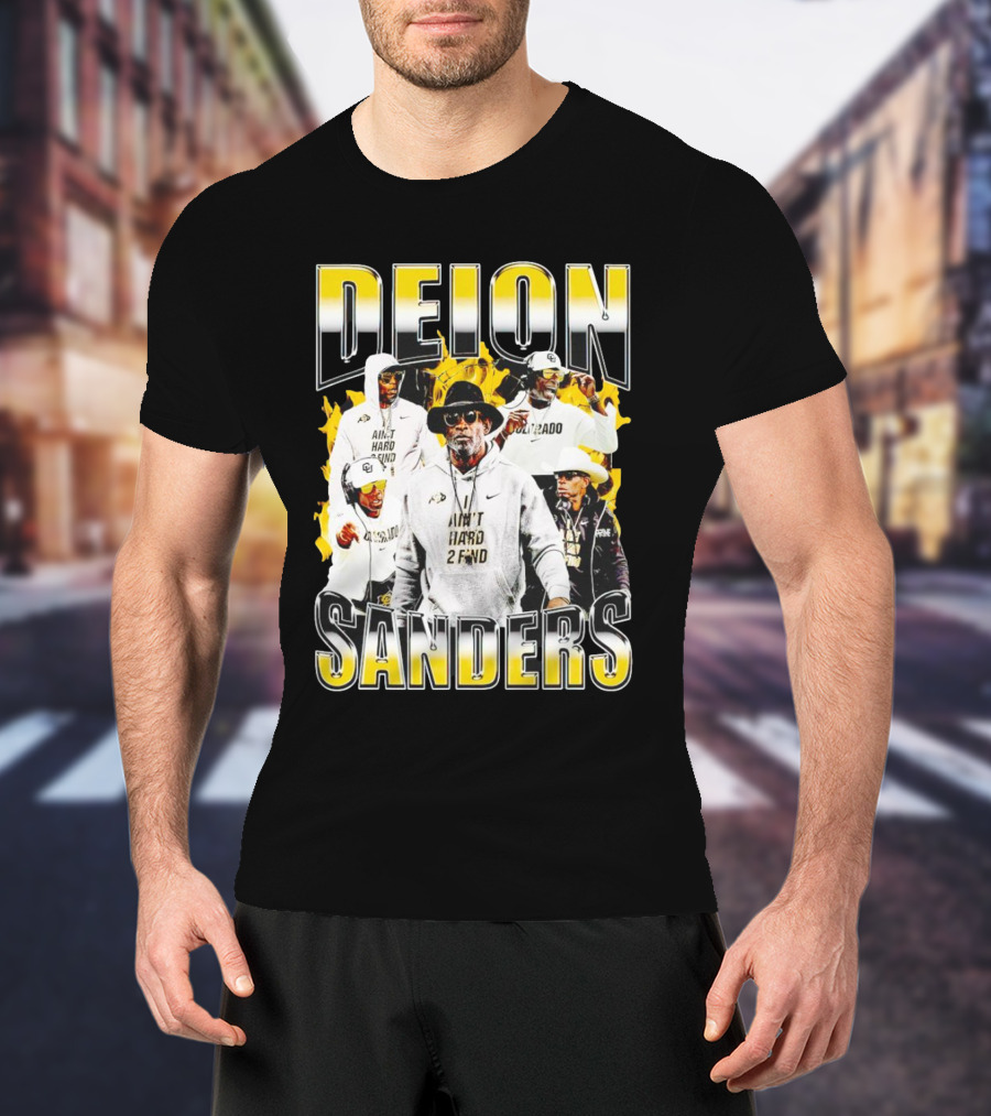 Deion Sanders Coach Prime Colorado Buffaloes Football Aint Hard 2 Find T-Shirt