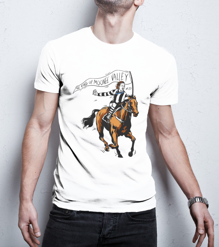 King Of Moonee Valley Jack Ginnivan Collingwood Football #35 T-Shirt