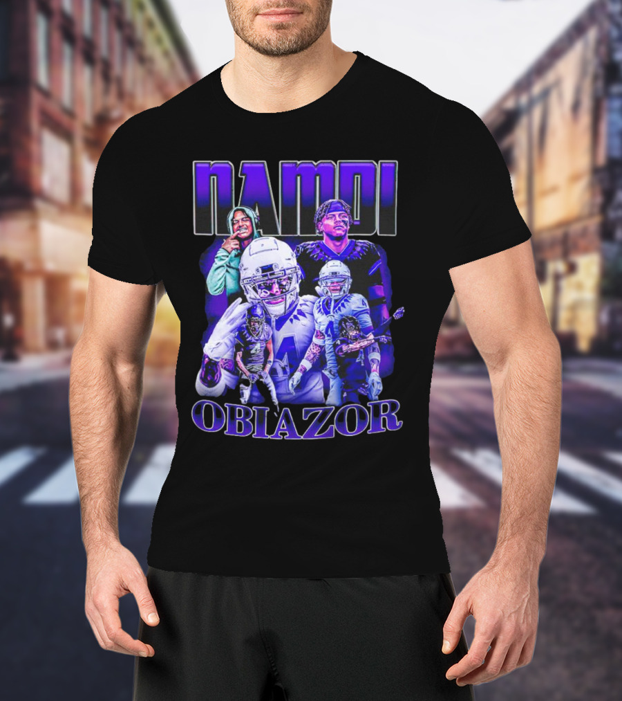 Namdi Obiazor TCU Horned Frogs Football Vintage Collection T-Shirt