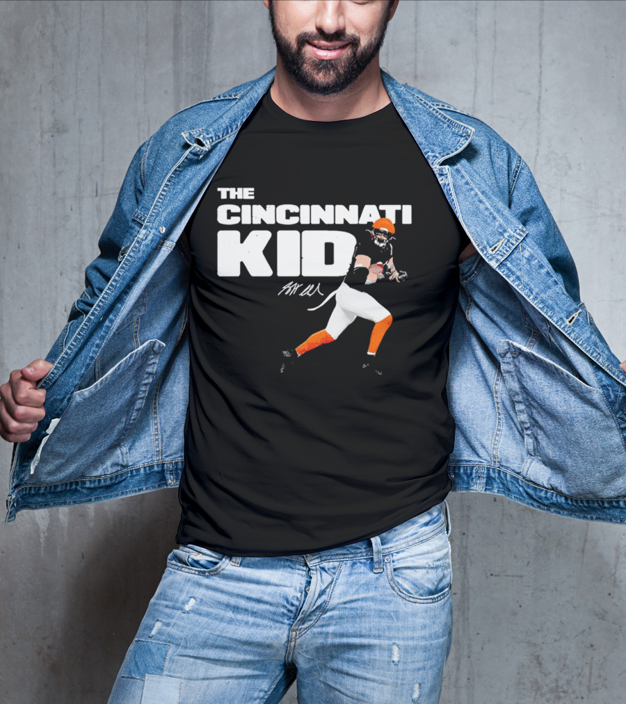Trey Hendrickson Cincinnati Bengals The Cincinnati Kid Signature Football Gear T-Shirt