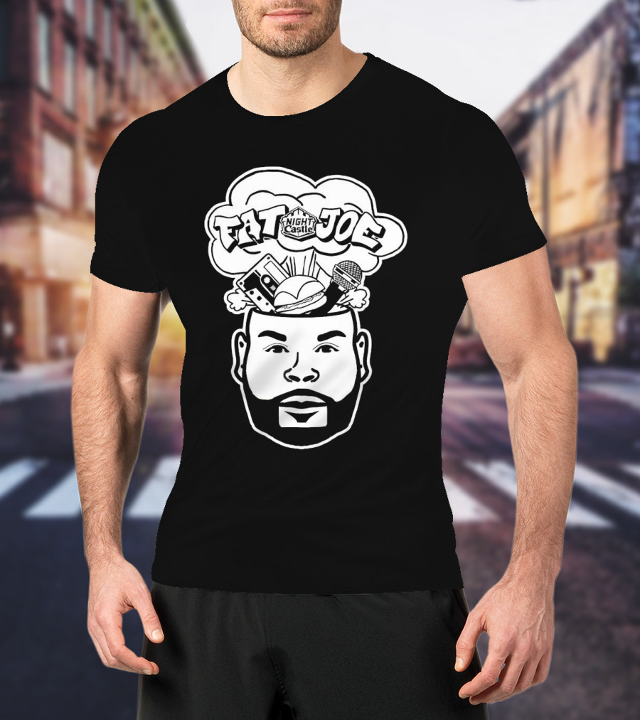 Fat Joe Night Castle Music And Burgers Icons T-Shirt