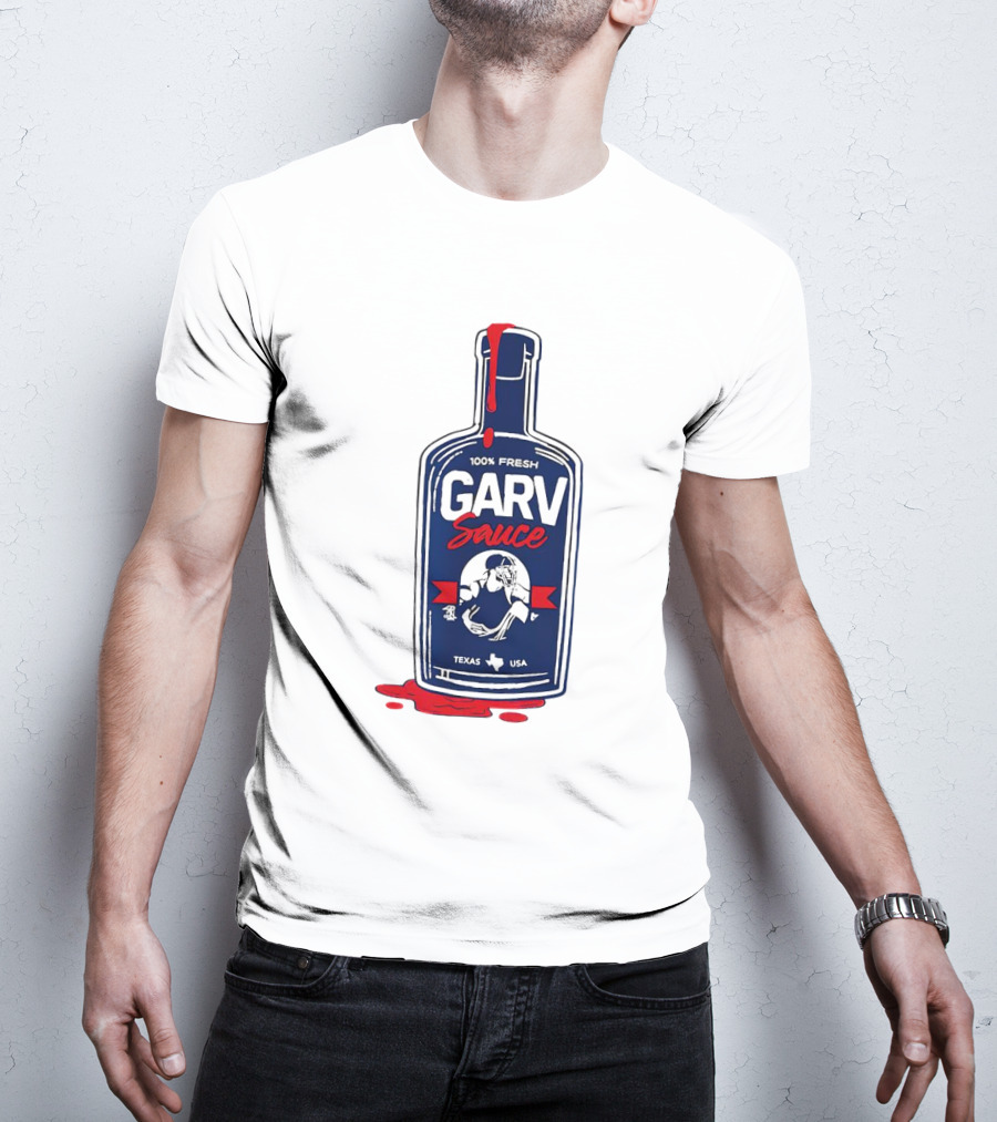 Mitch Garver Garv Sauce 100% Fresh Texas T-Shirt