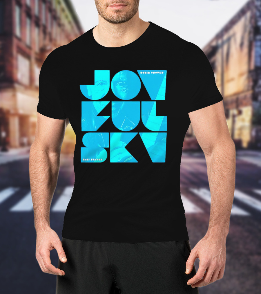 Robin Trower Joyful Sky Album Cover Art By Hari Schneider T-Shirt