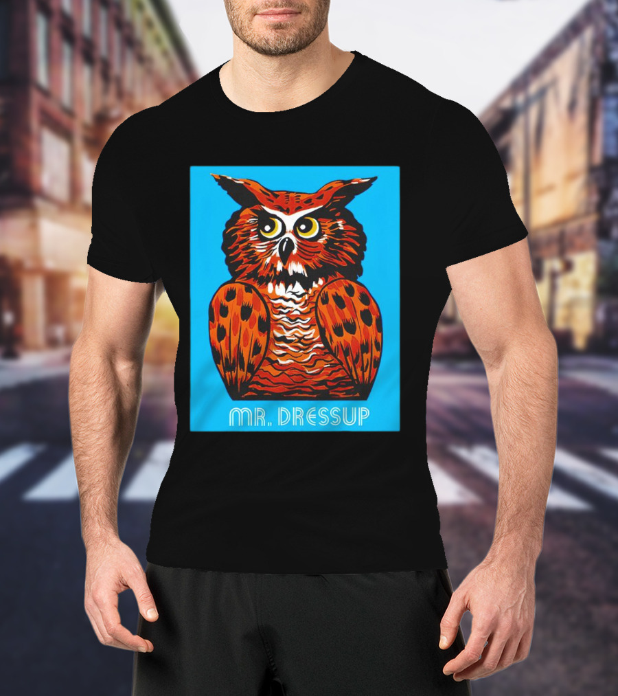 Craig Baird Mr Dressup Owl Retro T-Shirt