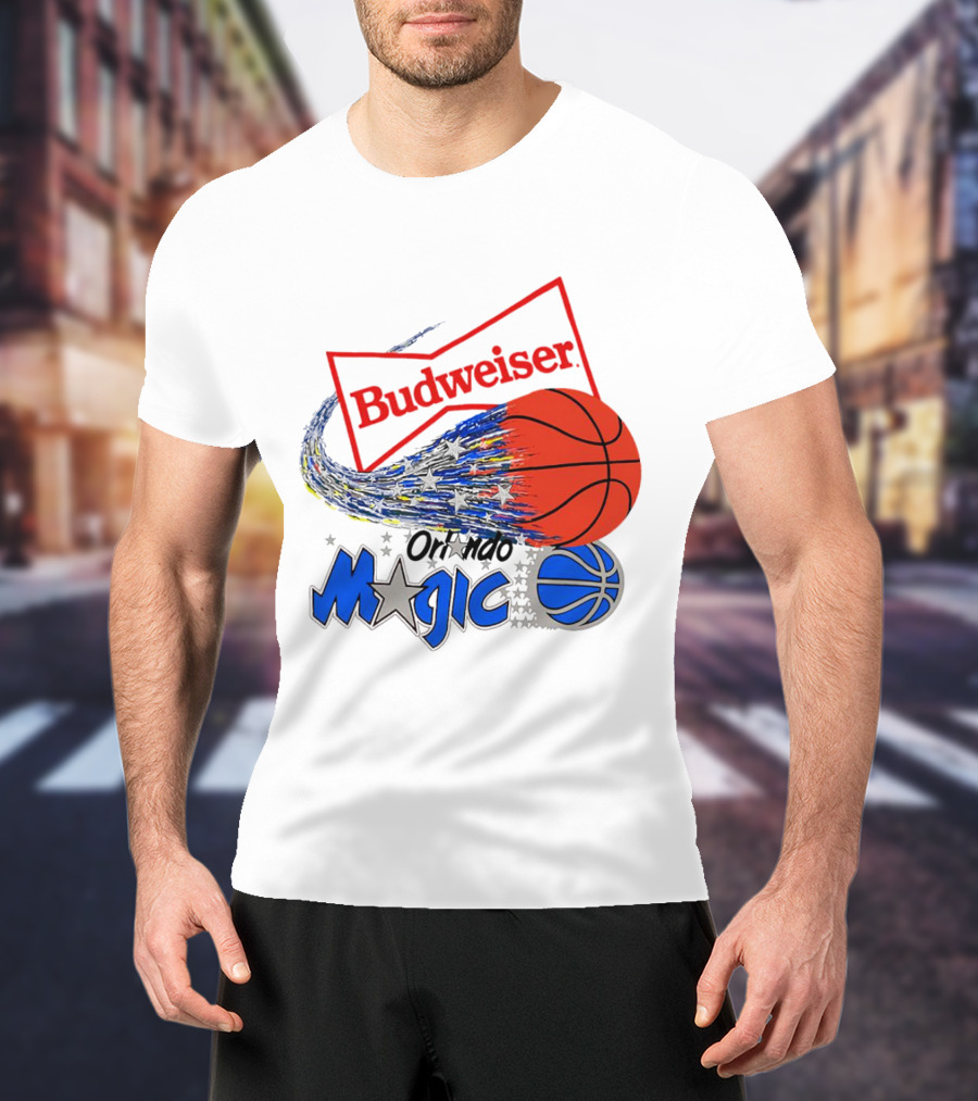 Budweiser Orlando Magic Basketball T-Shirt