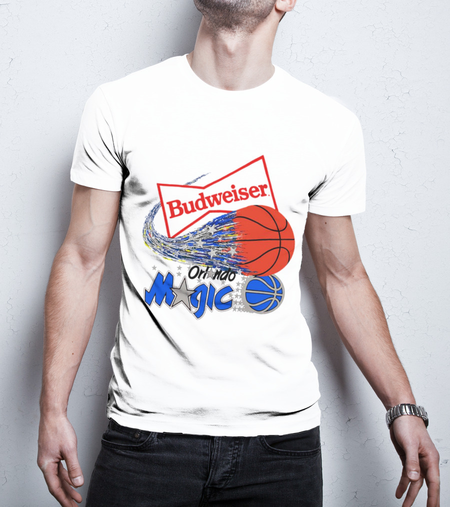 Budweiser Orlando Magic Basketball T-Shirt
