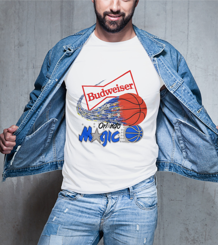 Budweiser Orlando Magic Basketball T-Shirt