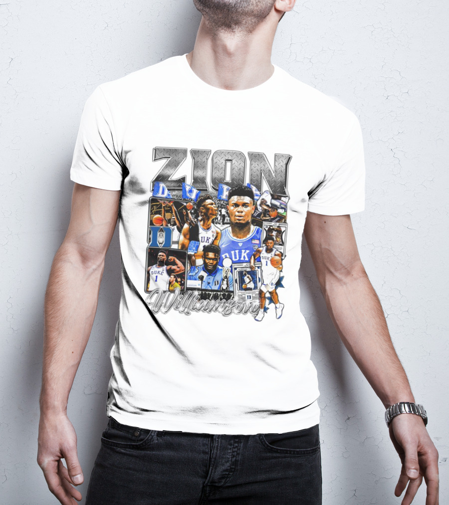 Zion Williamson Duke Blue Devils Basketball Moments T-Shirt