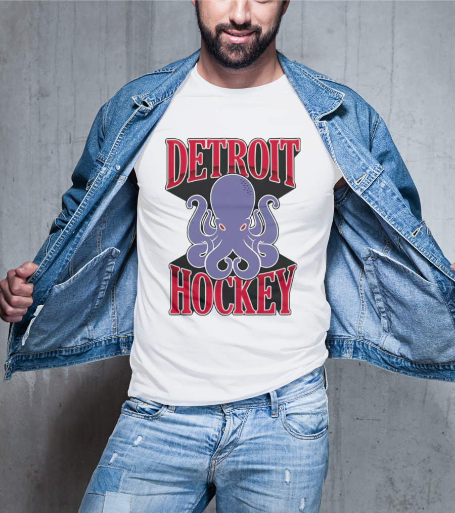 Detroit Hockey Octopus Sports T-Shirt