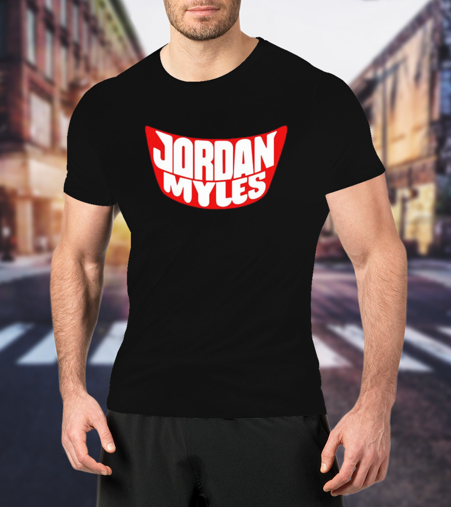 Jordan Myles Red And White T-Shirt