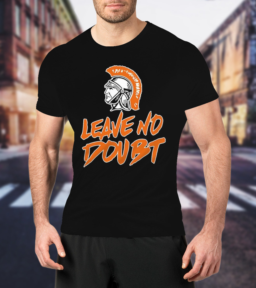 Arcanum Trojans Leave No Doubt Spartan Helmet T-Shirt