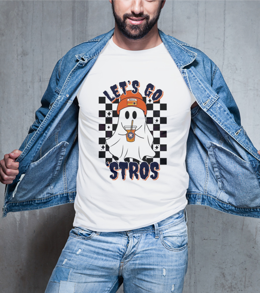 Let's Go 'Stros Houston Astros Ghost T-Shirt