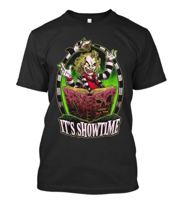 Beetlejuice It's Showtime Book Of The Dead T-Shirt