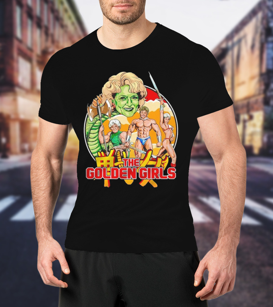The Golden Girls Axe Warriors Anime T-Shirt