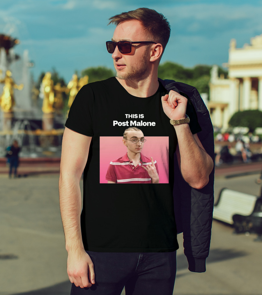 Sinjin Van Cleef This Is Post Malone T-Shirt