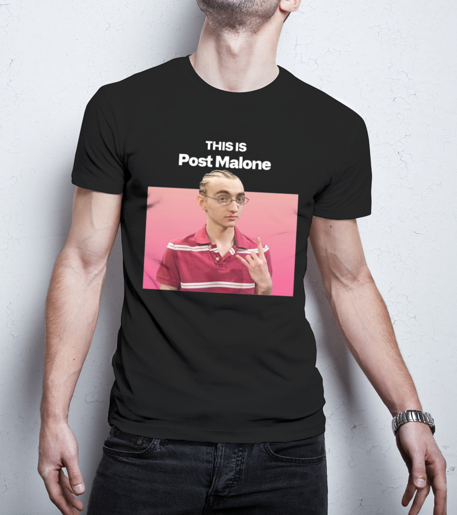 Sinjin Van Cleef This Is Post Malone T-Shirt