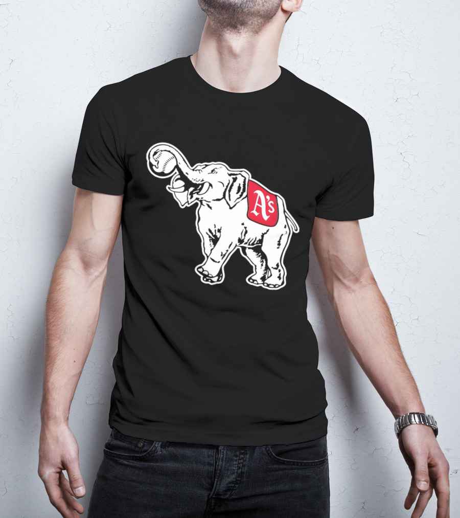 Philadelphia Athletics A's Elephant T-Shirt