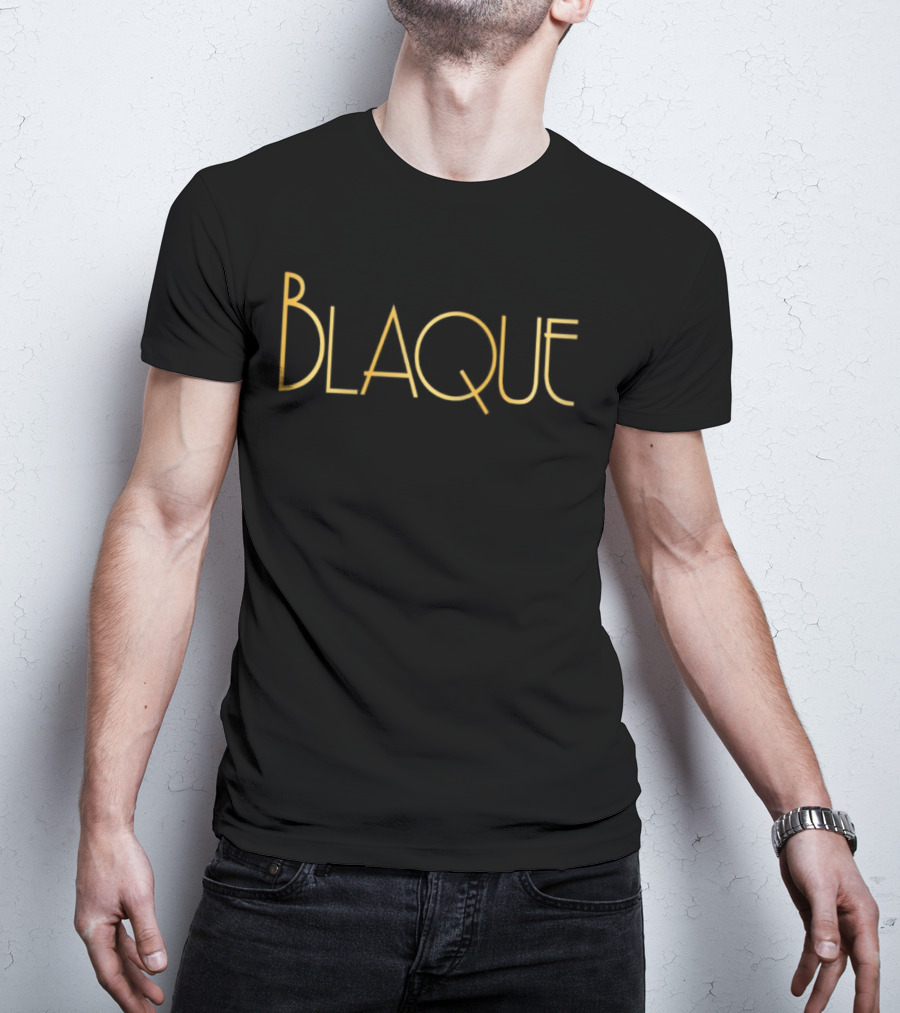 Blaque Gold Font T-Shirt