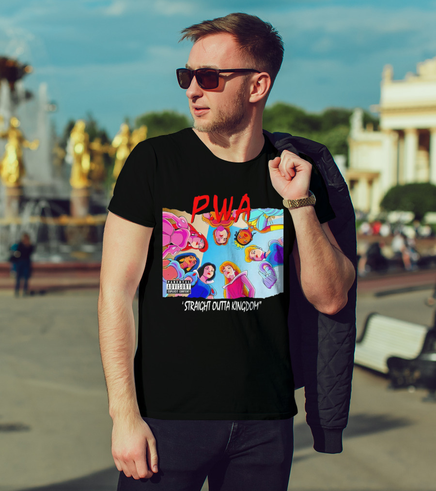 PWA Princess Straight Outta Kingdom Parental Advisory T-Shirt