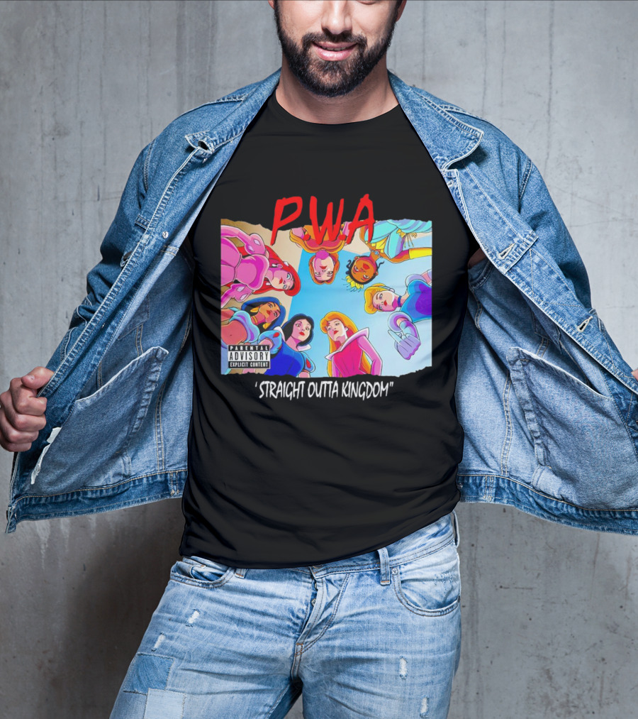 PWA Princess Straight Outta Kingdom Parental Advisory T-Shirt