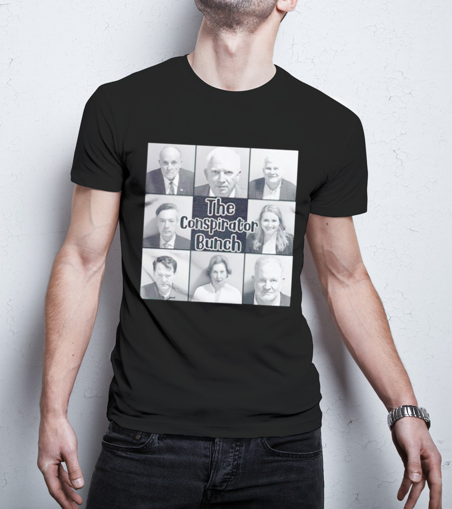 Rudy Giuliani The Conspirator Bunch Parody Grid T-Shirt