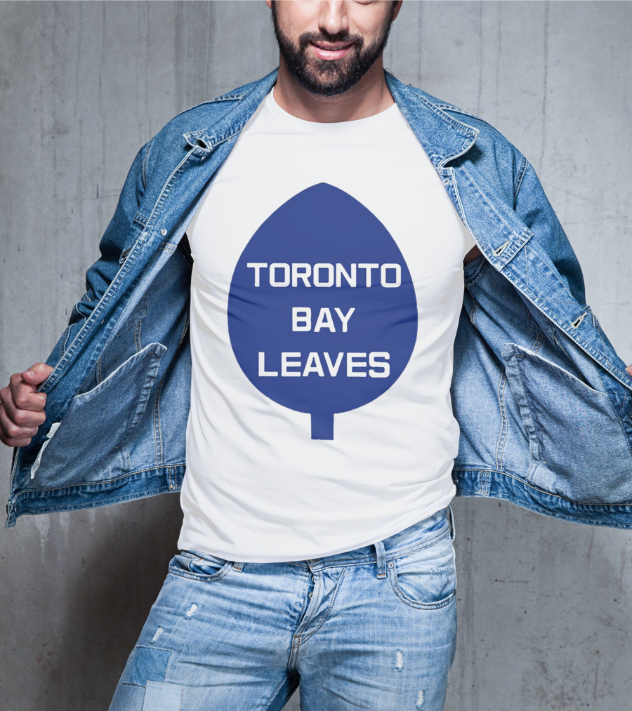 Toronto Bay Leaves Blue Leaf T-Shirt