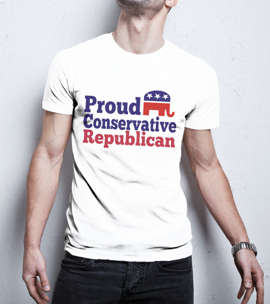 Proud Conservative Republican USA Elephant T-Shirt