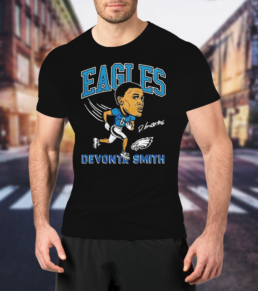Eagles Devonta Smith 6 Signature T-Shirt
