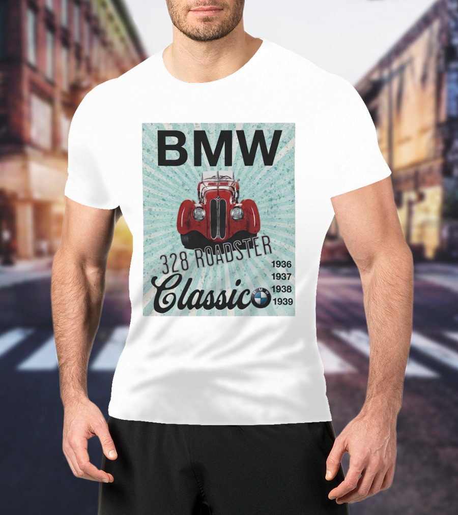 BMW 328 Roadster Classico 1936 1937 1938 1939 T-Shirt