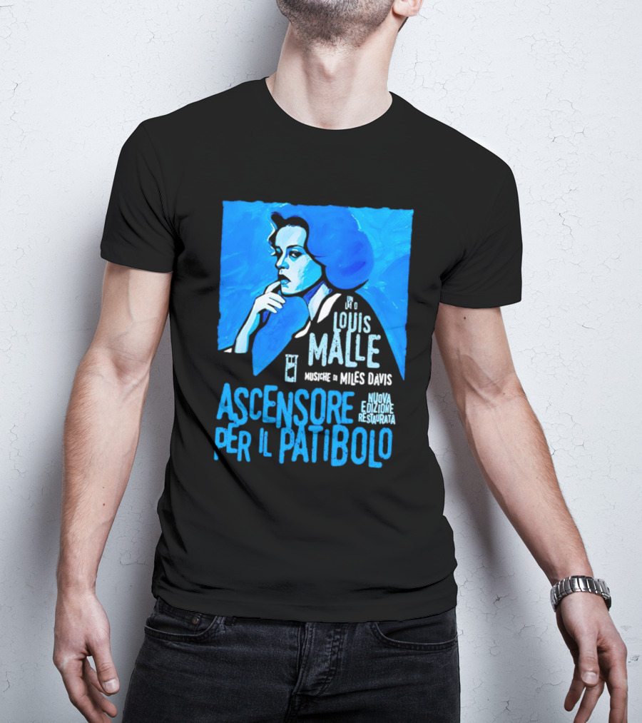 Louis Malle Musiche Di Miles Davis Ascensore Per Il Patibolo Nuova Edizione Restaurata T-Shirt