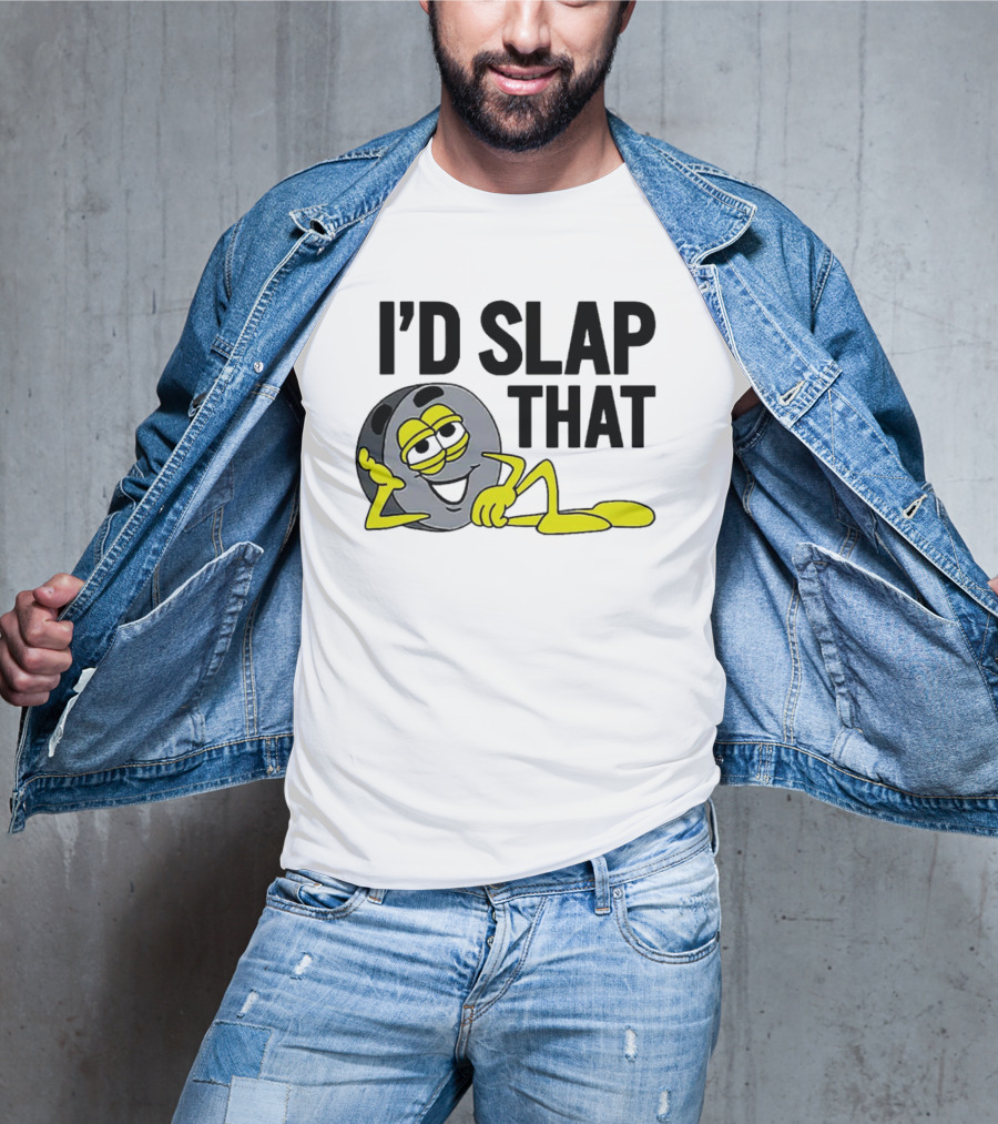 I’d Slap That Smiling Emoji Leaning With Sunglasses T-Shirt