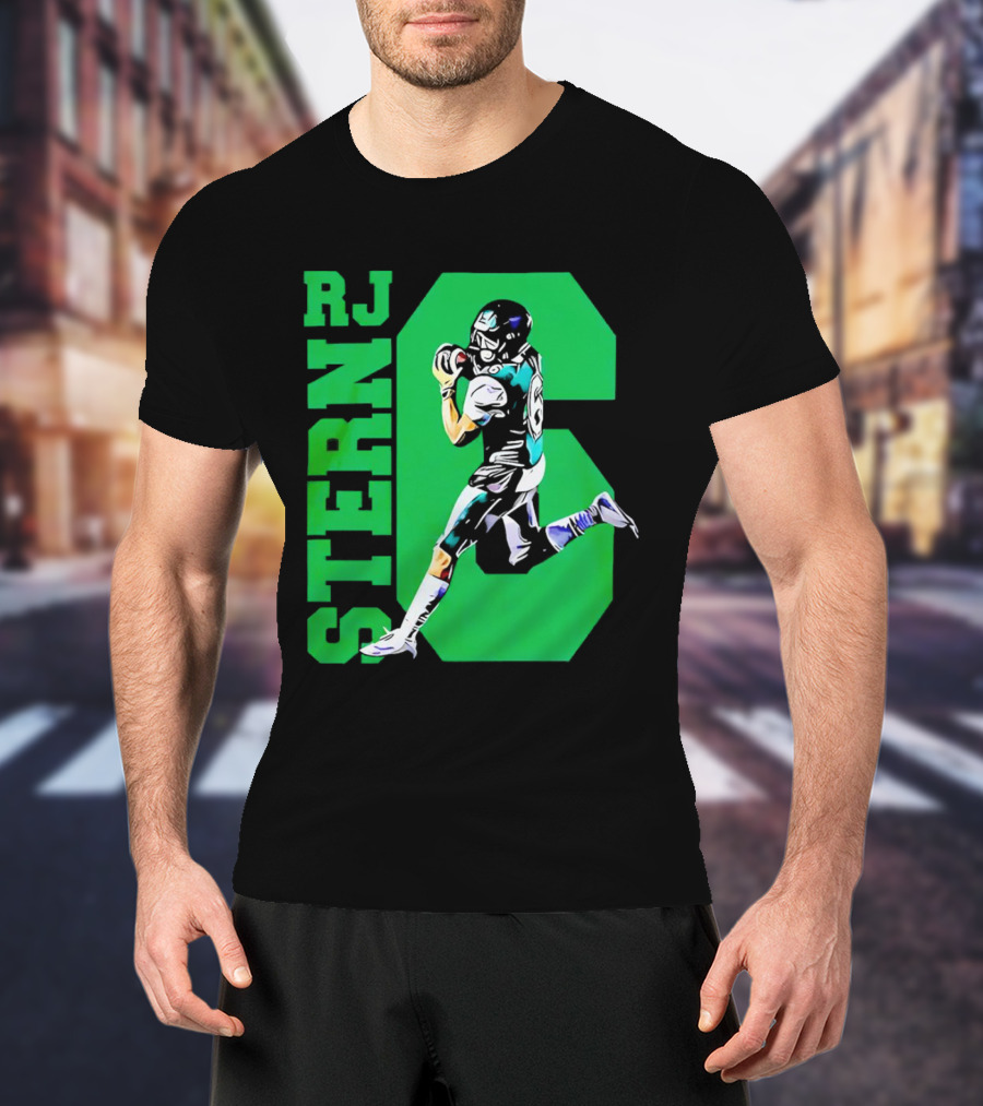 RJ Stern Football Gameday Action Player Number 6 T-Shirt